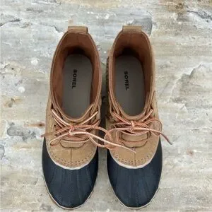 Sorel Tan and Black Rain & Snow Boots Waterproof Design Sorel | Shoes | Sorel Tan And Black Rain Snow Boots  main image 2
